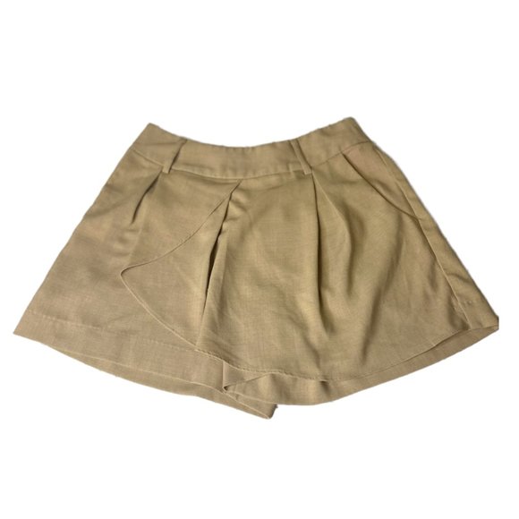 Ju's khaki Skort elastic waist size Small - Picture 1 of 5